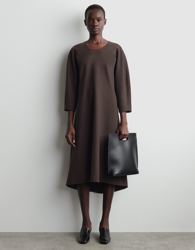 COS - Sculpted Long-Sleeve Midi Dress