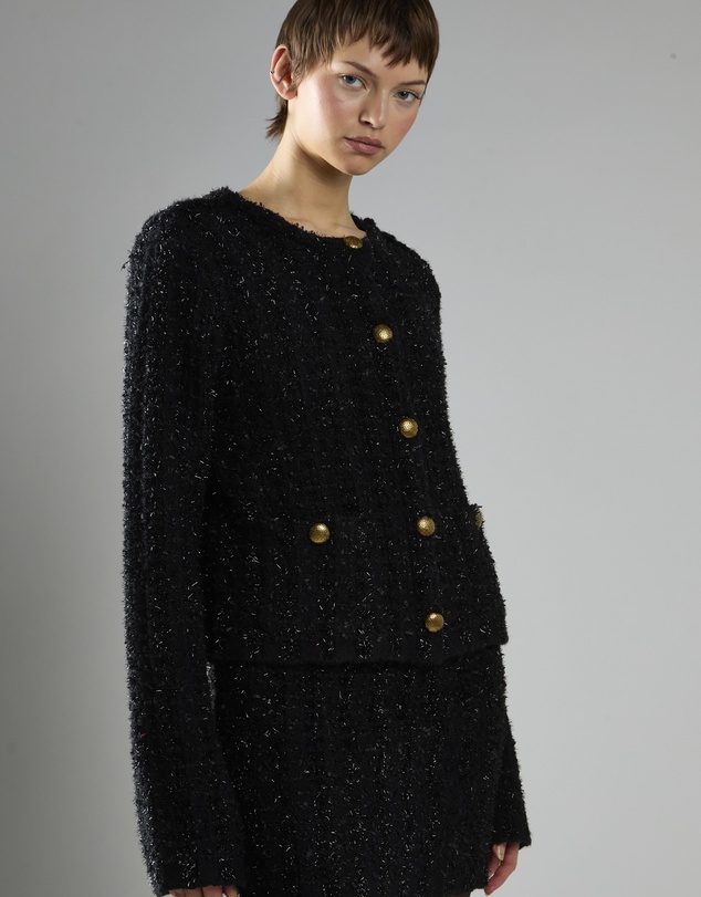 Glamorous - Tinsel Boxy Button Front Cardigan