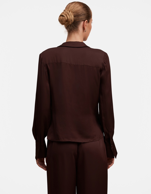 Forever New - Maude Asymmetrical Drape Shirt