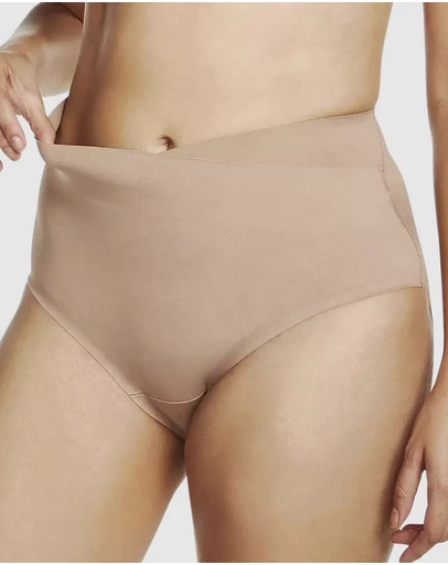 Naomi & Nicole - Real Smooth® Wrap Front High Waist Shaping Brief