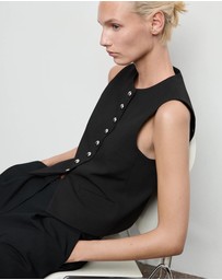 M.N.G - Suit Waistcoat With Buttons