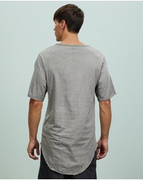 Surrounded By Ghosts - The Devilline Curved Hem T-Shirt