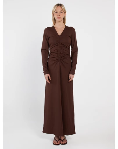 Sass - Abia Gathered Front Jersey Dress