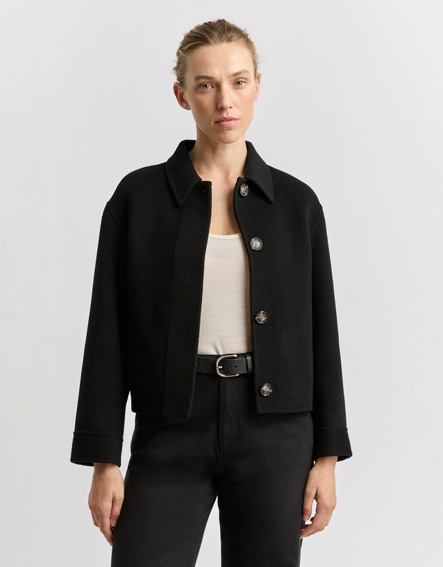 Toorallie - Button Front Wool Jacket