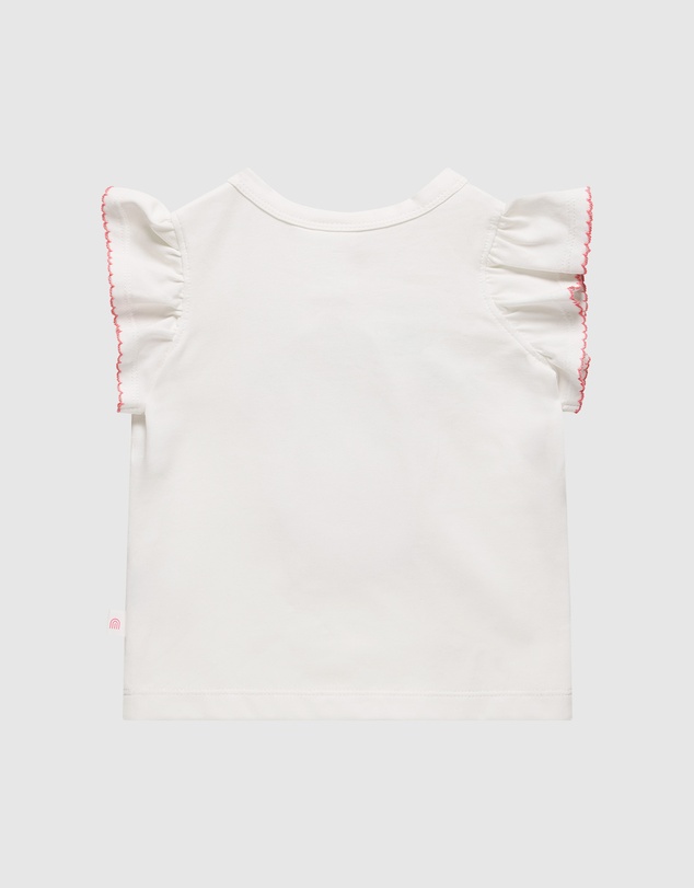 Kynd Baby - Miffy Frill Tee in Snow White