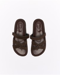 Walnut Melbourne - Pierce Leather Slide