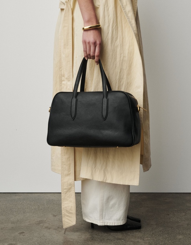 VESTIRSI - Vera Black Medium Bowler Bag