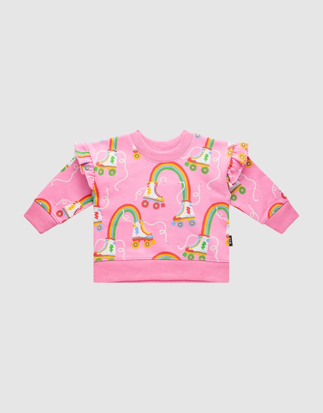 Rock Your Baby - Let The Good Times Roll Baby Jessica Frill Sweatshirt
