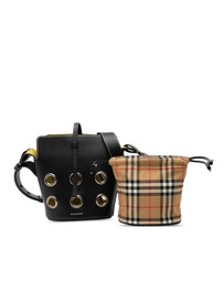 Pre-Loved by Azura Reborn - Pre-Loved Mini Leather Grommet Bucket Bag