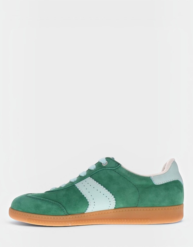 Mia Vita - Ramona II Lace-Up Casual Sneaker - Green Mint