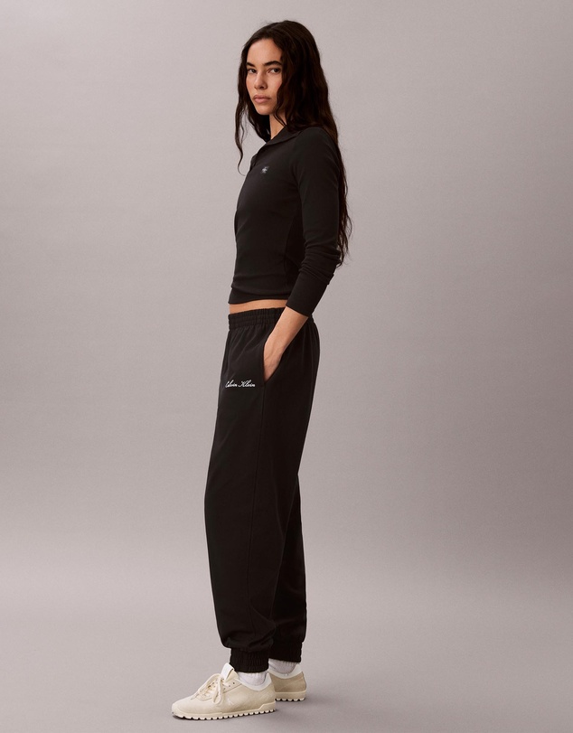 Calvin Klein - Logo Cotton Heavy Jersey Joggers