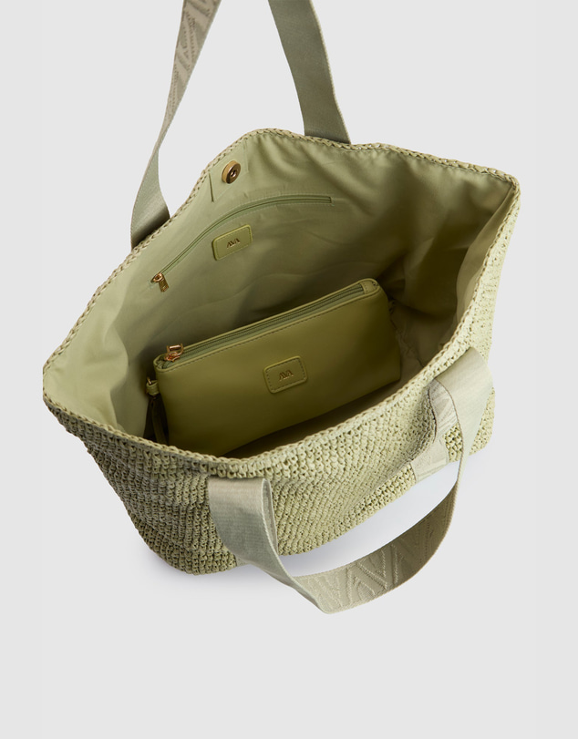 AYA - Fallon Large Straw Tote Bag