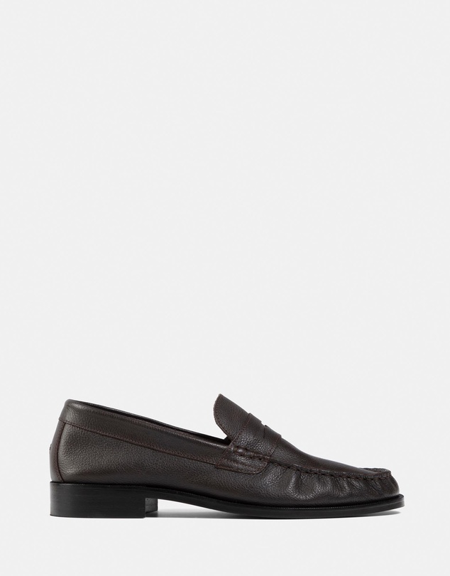 Duke + Dexter - Ezra Pebble Ruched Loafers