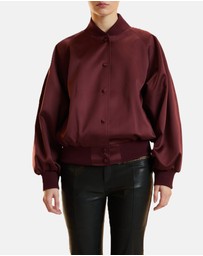 Cynthia Rowley - Satin Bomber Jacket