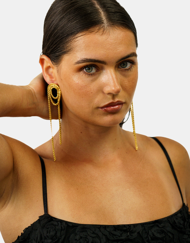 Sonne Jewellery - Caroline Chain Earrings