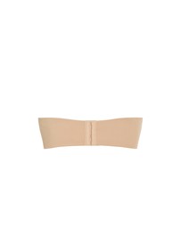 City Chic - Plus Size Luxe Microfibre Strapless Bra - cafe
