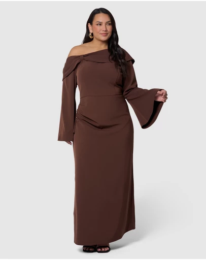 Pink Dusk by Curve Project - Say My Name Maxi Dress