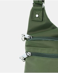 Pierre Cardin - Pierre Cardin Nylon Anti-Theft Cross Body Bag