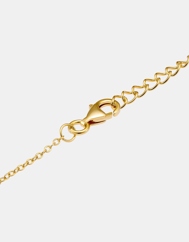 Zoe Olivia - 14K Gold Vermeil Medallion Evil Eye Necklace