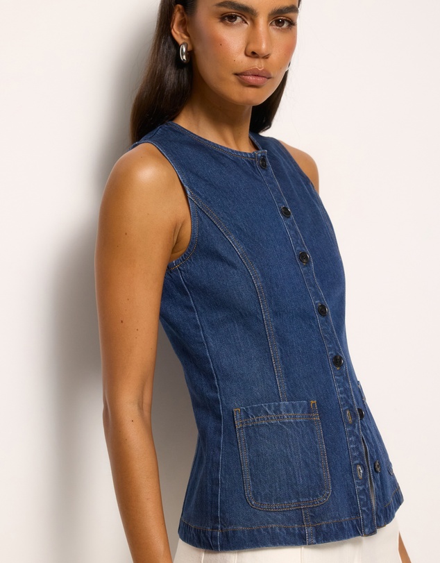 AERE - Emryn Patch Pocket Vest
