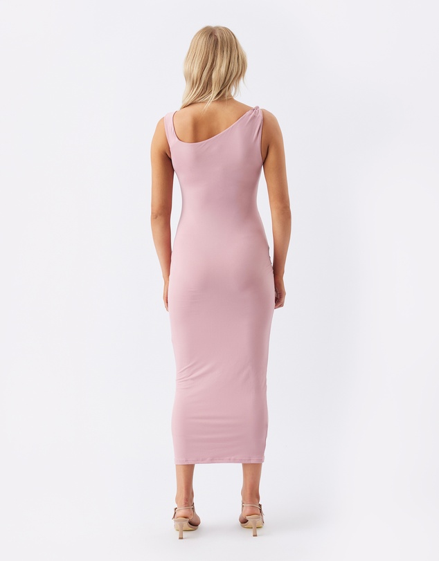 Ripe Maternity - Luxe Knit Off Shoulder Dress
