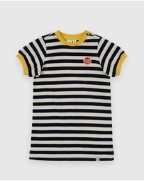 Goldie + Ace - Stripe Ringer T-Shirt Dress - Babies-Kids
