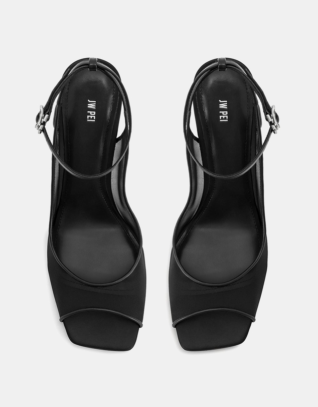 JW PEI - Serenity Open Toe Mesh Slingback Sandals