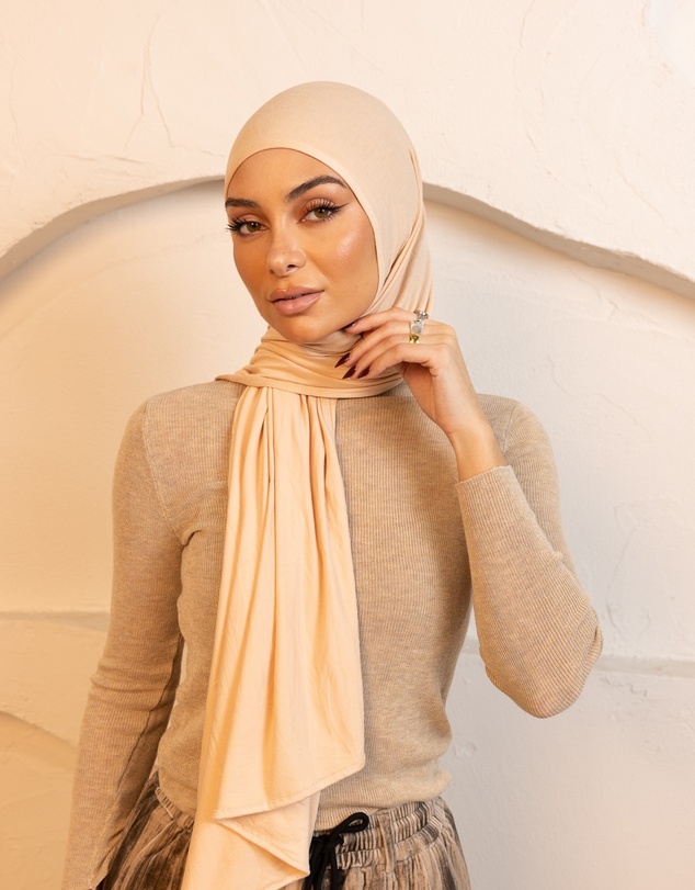 Mod Squad - Luxe Jersey Hijab- Clay