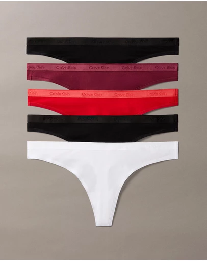 Calvin Klein - 5-Pack Icon Logo Thong