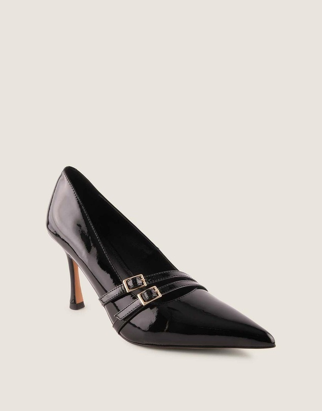 Shelly Shen - Jagger High Heel Pumps Black Patent
