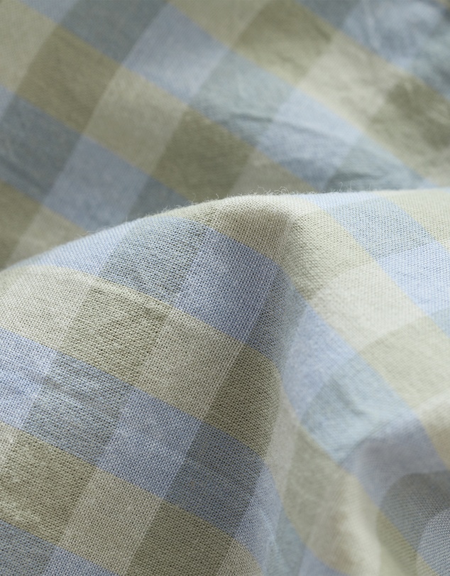 Sheet Society - Leo Washed Cotton Gingham Quilt Cover Set