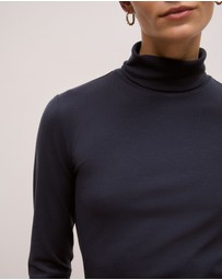 Trenery - Soft Rib Rollneck in Night Sky