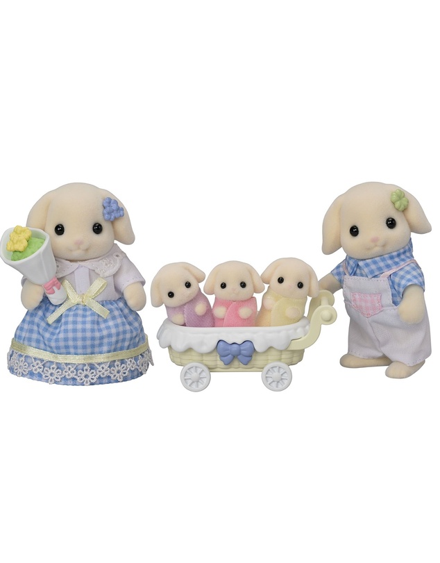 Sylvanian Families - Sylvanian Families Flora Rabbit Family