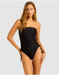 Seafolly - Palermo DD Drawstring Bandeau Onepiece