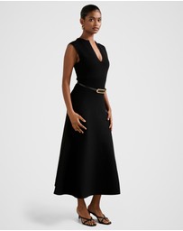 Forever New Petite - Celia Petite Extended Shoulder Midi Dress