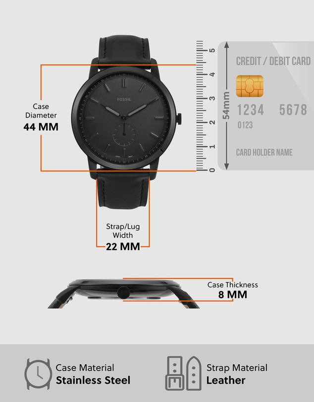 Fossil - The Minimalist - Mono Men's Analogue Watch
