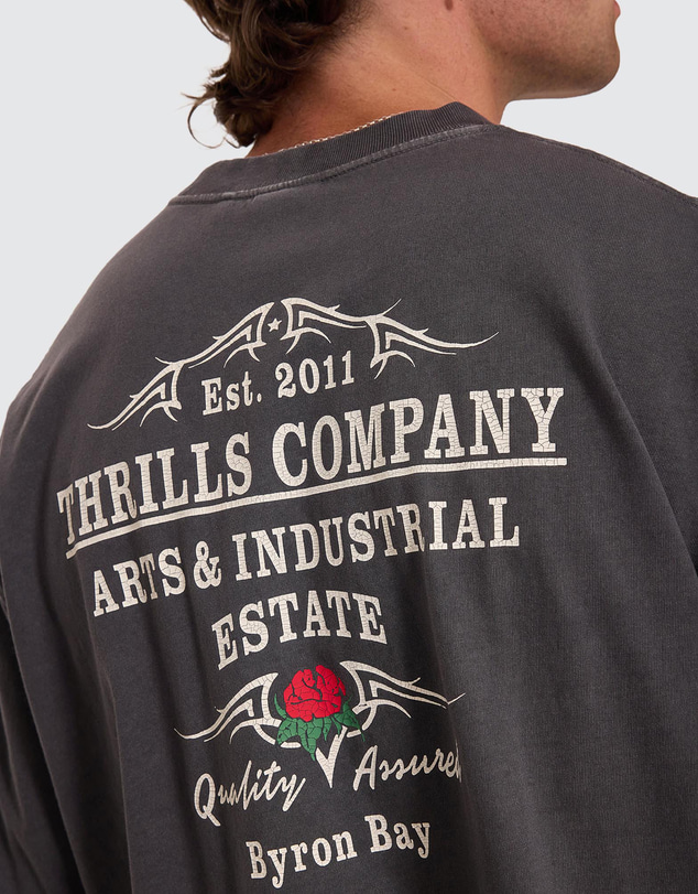 Thrills - Banner Of Strength Box Crop Tee