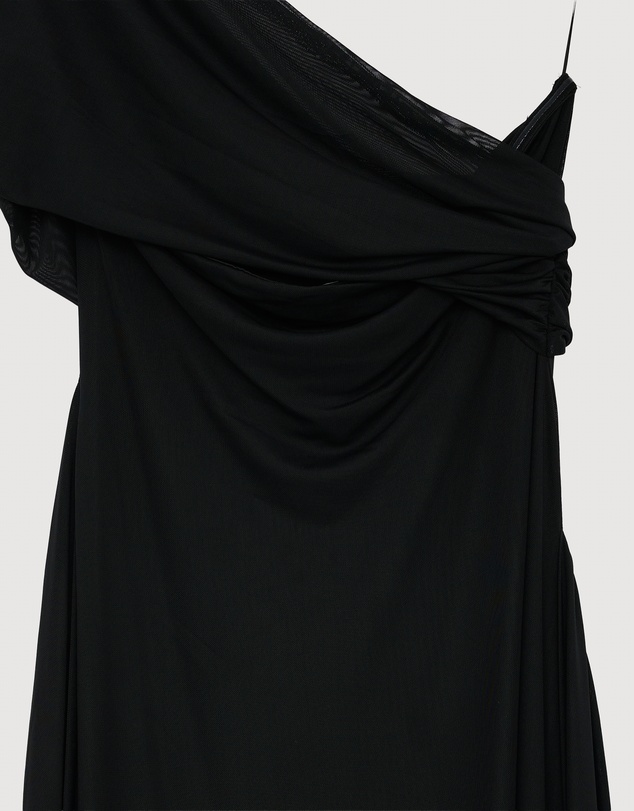 Revibe - Repaired CHANCERY Margot One Shoulder Drape Maxi Dress - AU 16