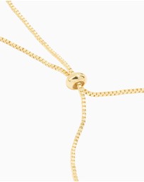 Lovisa - Gold Plated Cubic Zirconia Layered Toggle Bracelet