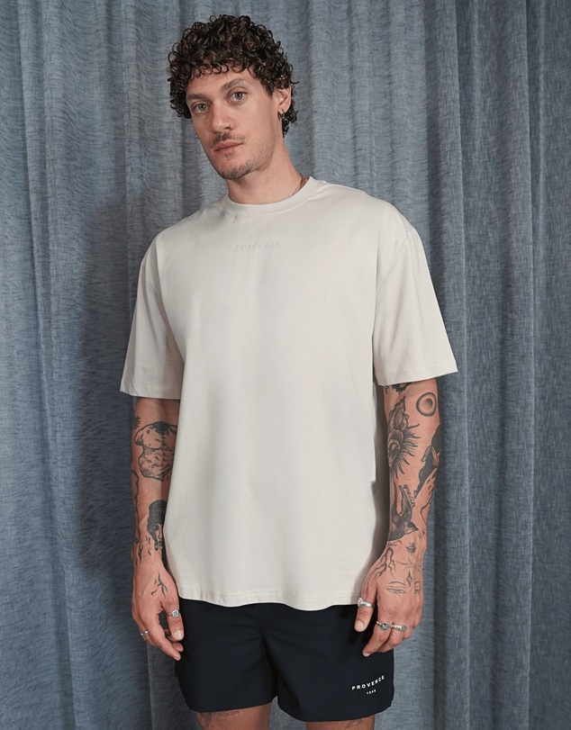 Provence - Classic Logo T-Shirt Beige