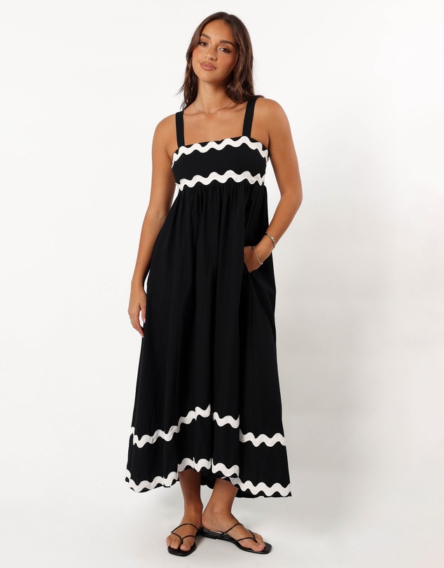 Petal & Pup - Reece Maxi Dress - Black