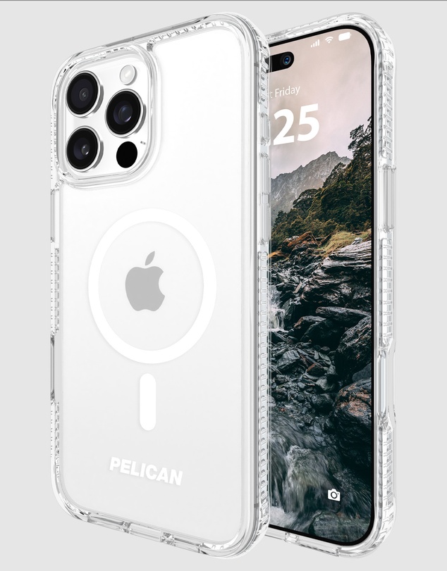 Pelican - Pelican Protector Mag Safe Case for iPhone 16 Pro Max - Clear