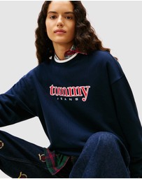 Tommy Jeans - Boxy Tommy Applique Crew Neck