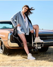 Belle & Bloom - Into Him Oversized Denim Shirt