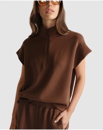 Decjuba - D-Luxe Neoprene Half Zip Top