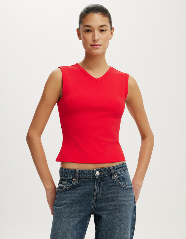 Cotton On - 90s V Neck Tank