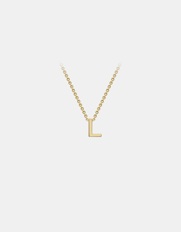 Zoe Olivia - 9K Gold Initial L Necklace