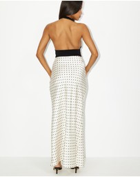 Dazie - Cutie Polka Dot Maxi Skirt