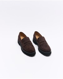 Walnut Melbourne - Coco Leather Loafer