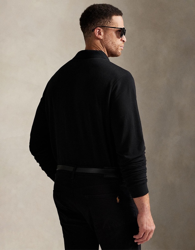 Polo Ralph Lauren - Big & Tall - Mesh Long-Sleeve Polo Shirt - ICONIC EXCLUSIVE
